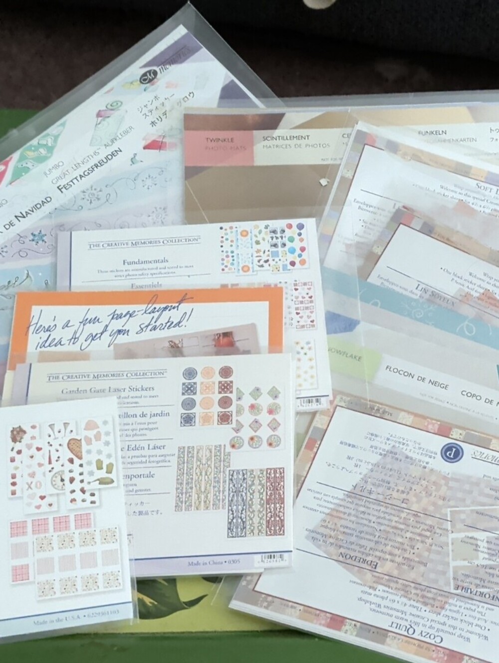 Creative Memories Variety Snap Packs